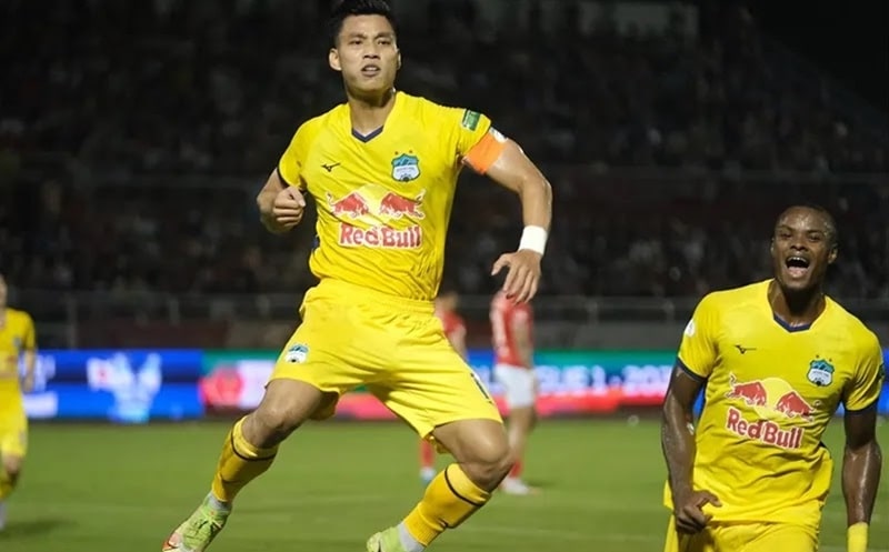 Văn Thanh trong màu áo Hoàng Anh Gia Lai tại V-League 2016