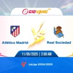 Soi kèo Atl Madrid vs Sociedad 02h00 ngày 11/5/2025 - La Liga