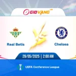 Soi kèo Betis vs Chelsea 02h00 ngày 29/5/2025 - Cup C3