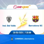 Soi kèo Ind del Valle vs Barcelona SC 07h30 ngày 28/5/2025 - Cup C1 Nam Mỹ