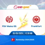 Soi kèo Mainz vs Frankfurt 00h30 ngày 05/5/2025 - Bundesliga