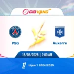 Soi kèo PSG vs Auxerre 02h00 ngày 18/5/2025 - Ligue 1