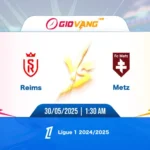 Soi kèo Reims vs Metz 01h30 ngày 30/5/2025 - Ligue 1