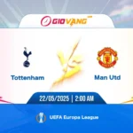 Soi kèo Tottenham vs Man Utd 02h00 ngày 22/5/2025 - Cup C2