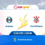 Soi kèo Gremio vs Corinthians 06h00 ngày 13/6/2025 - VĐQG Brazil